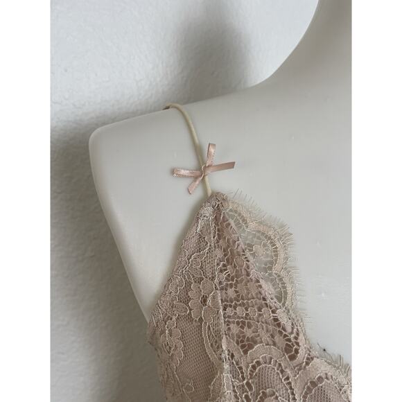 Chrissy Teigen Revolve Lingerie Bodysuit Teddy Sheer Mesh - Picture 4 of 14